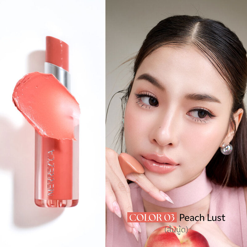 Merrezca Crystal Moist Lip 3.6g #03 Peach Lust