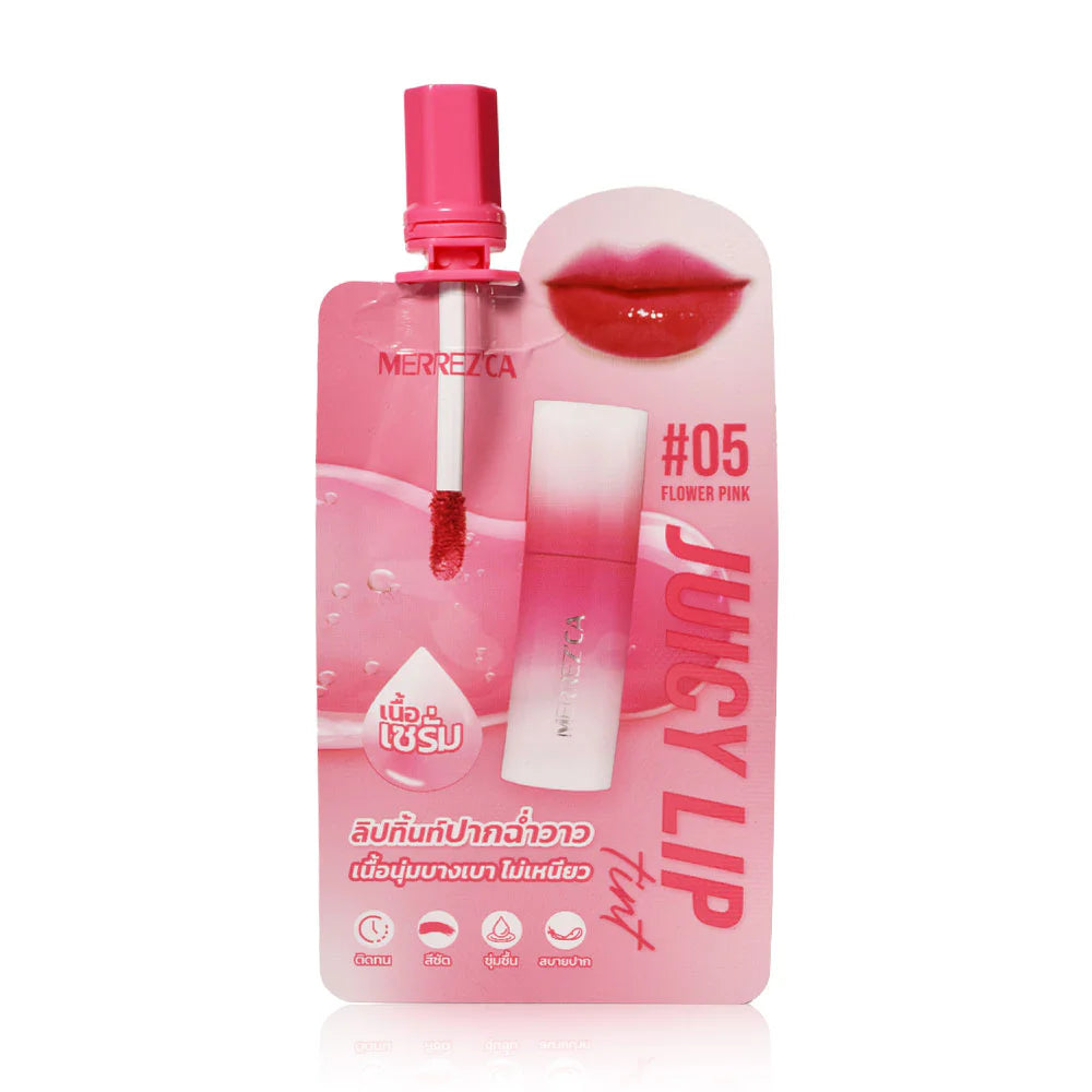 Merrezca Juicy Lip Tint 2ml #05 Flower Pink