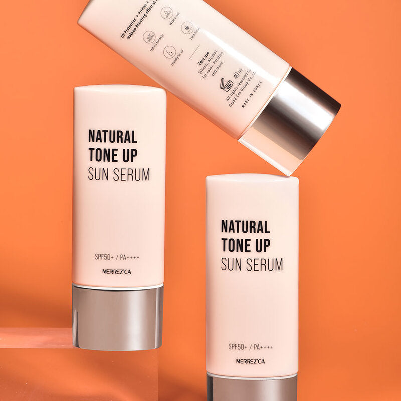 Merrezca Sun Serum - Natural Tone Up SPF50+ PA+ - Beauty Buddy