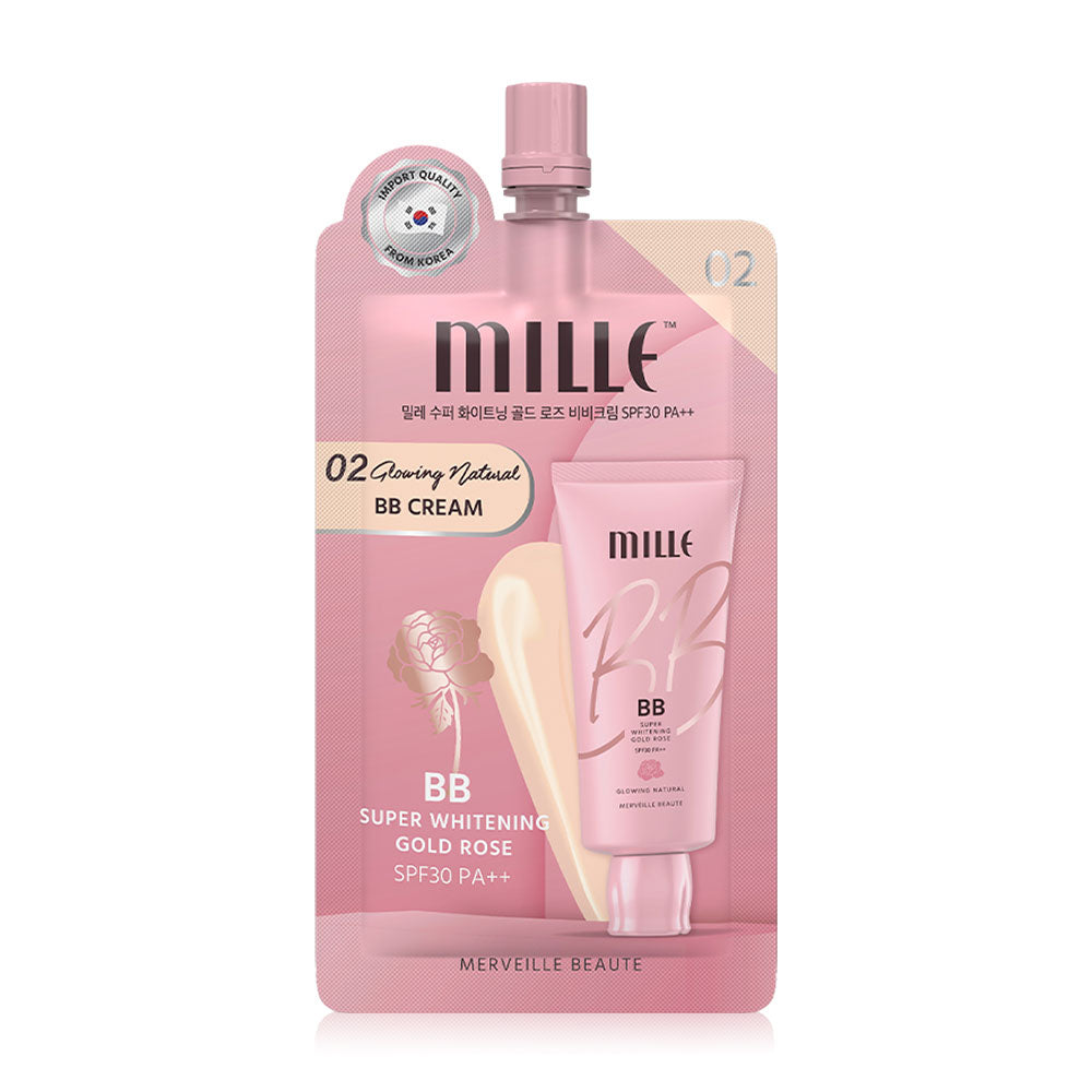 Mille BB Cream - Super White Gold with SPF30/PA++ - Beauty Buddy