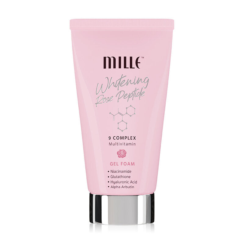 Mille Facial Cleanser - Whitening Rose Peptide 9 Complex - Beauty Buddy