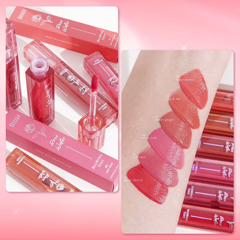 Mille Lip Tint - Water Blurring Formula #04 Pink Soda - Beauty Buddy
