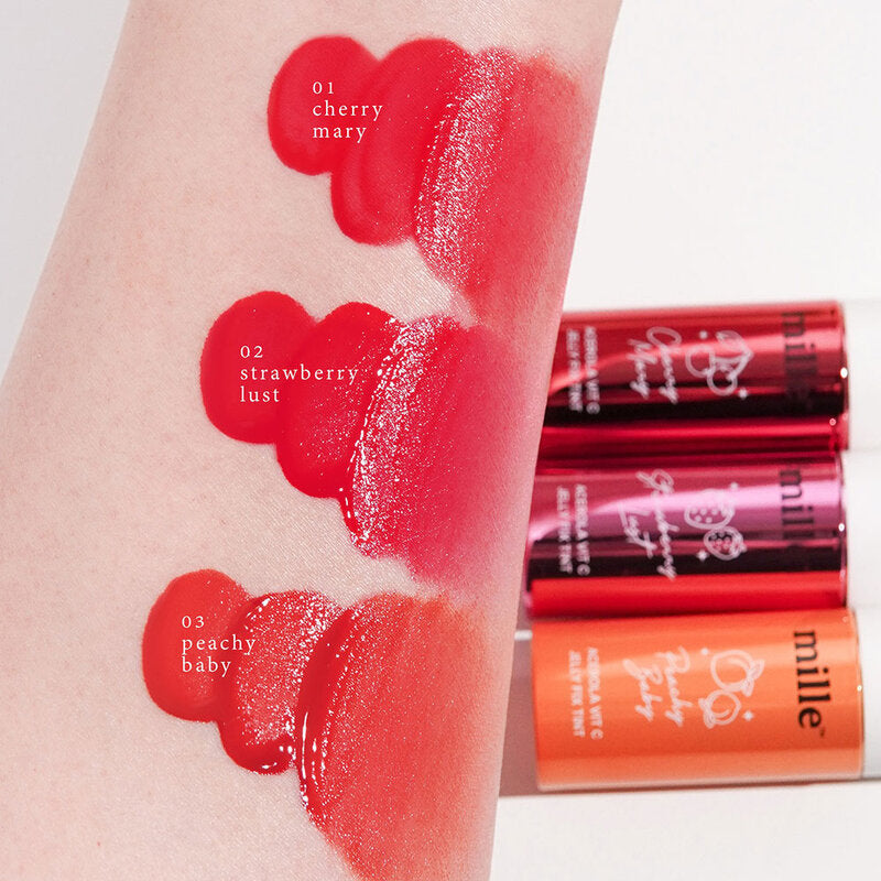 Mille Acerola Vit C Jelly Fix Tint 3g #01 Cherry Mary