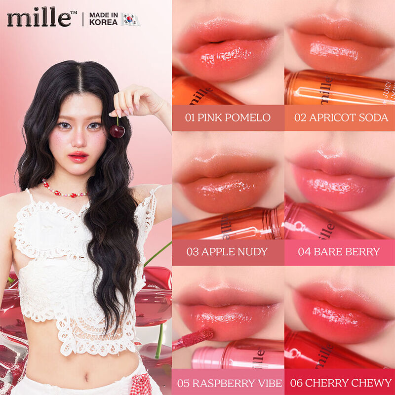 Mille Juicy Voluming Gloss Tint 3.8g #02 Apricot Soda