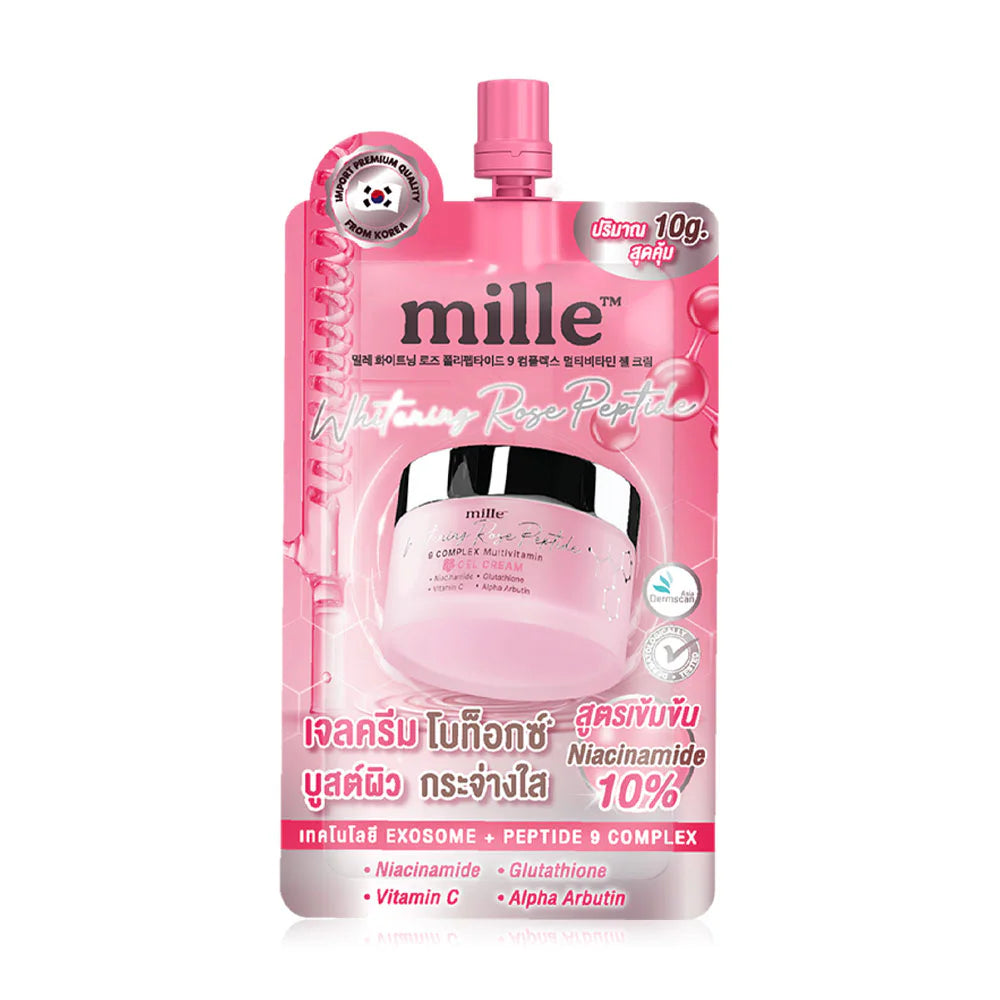 Mille Gel Cream - Whitening Rose Peptide 9 Complex - Beauty Buddy