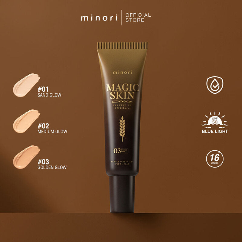 Minori Magicskin Foundation SPF50 PA+++ 20g #03 Golden Glow