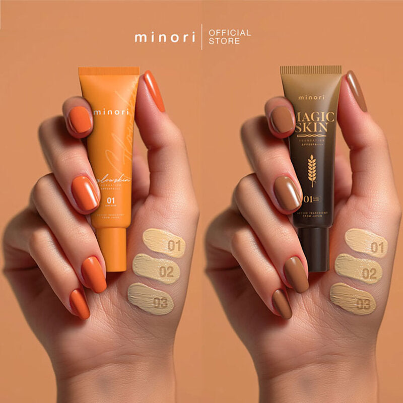 Minori Plus Glow Skin Foundation SPF50 PA+++ 15g #03 Golden Glow
