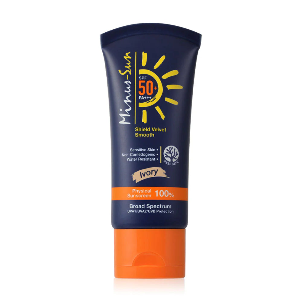 Minus-Sun Shield Velvet Smooth SPF50+ PA+++ 30g #Ivory