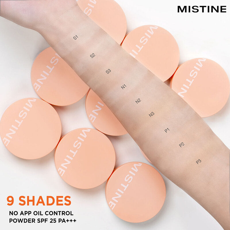 MISTINE No App Oil Control Powder SPF 25 PA+++ 10g #P3