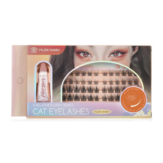MLEN DIARY Lazy Lashes Cat Eyelashes #Cat Eyelashes