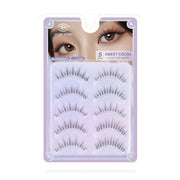 MLEN DIARY Strips Lashes Series Eyelashes 5 Pairs #Sweet Cocoa