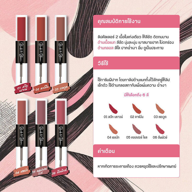 Mongrang Buds And Bloom Lip Color 3g #03 Redwood