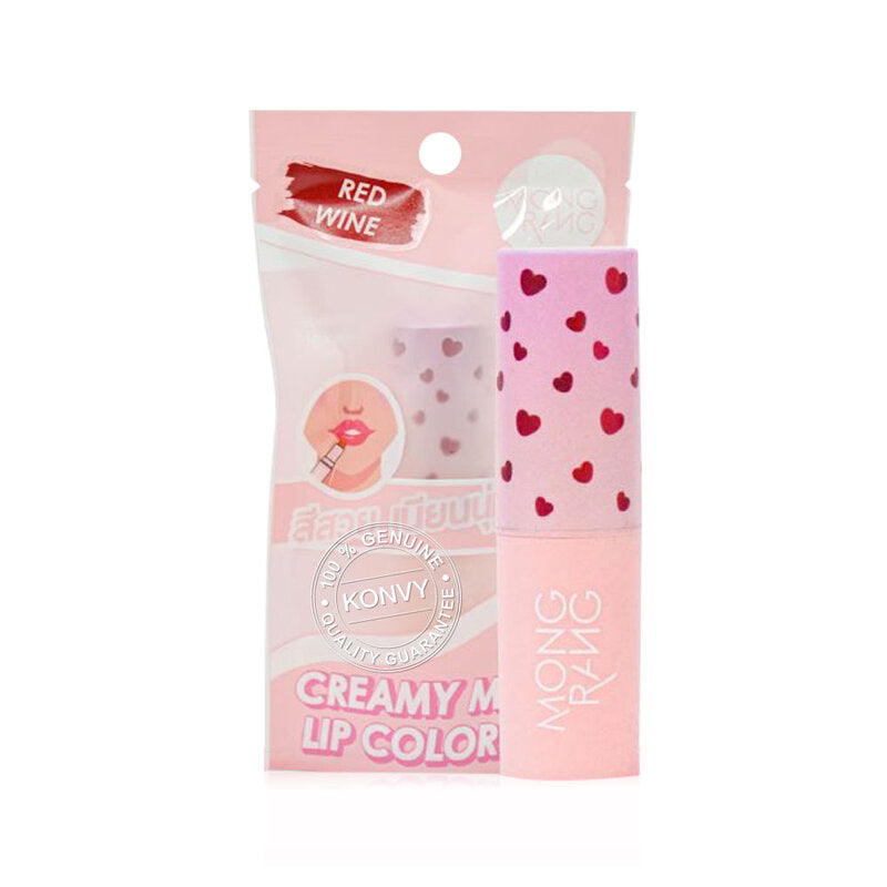 Mongrang Creamy Matte Lipstick 3.5g #Red Wine