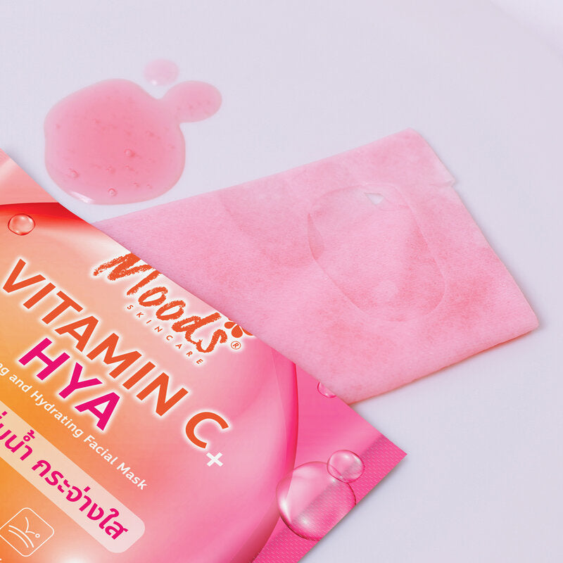 Moods Skin Care Vitamin C + Hya Facial Mask 38ml