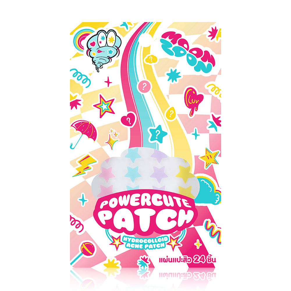 Moonzoon Powercute Patch Hydrocolloid Acne Patch 24pcs #Stars