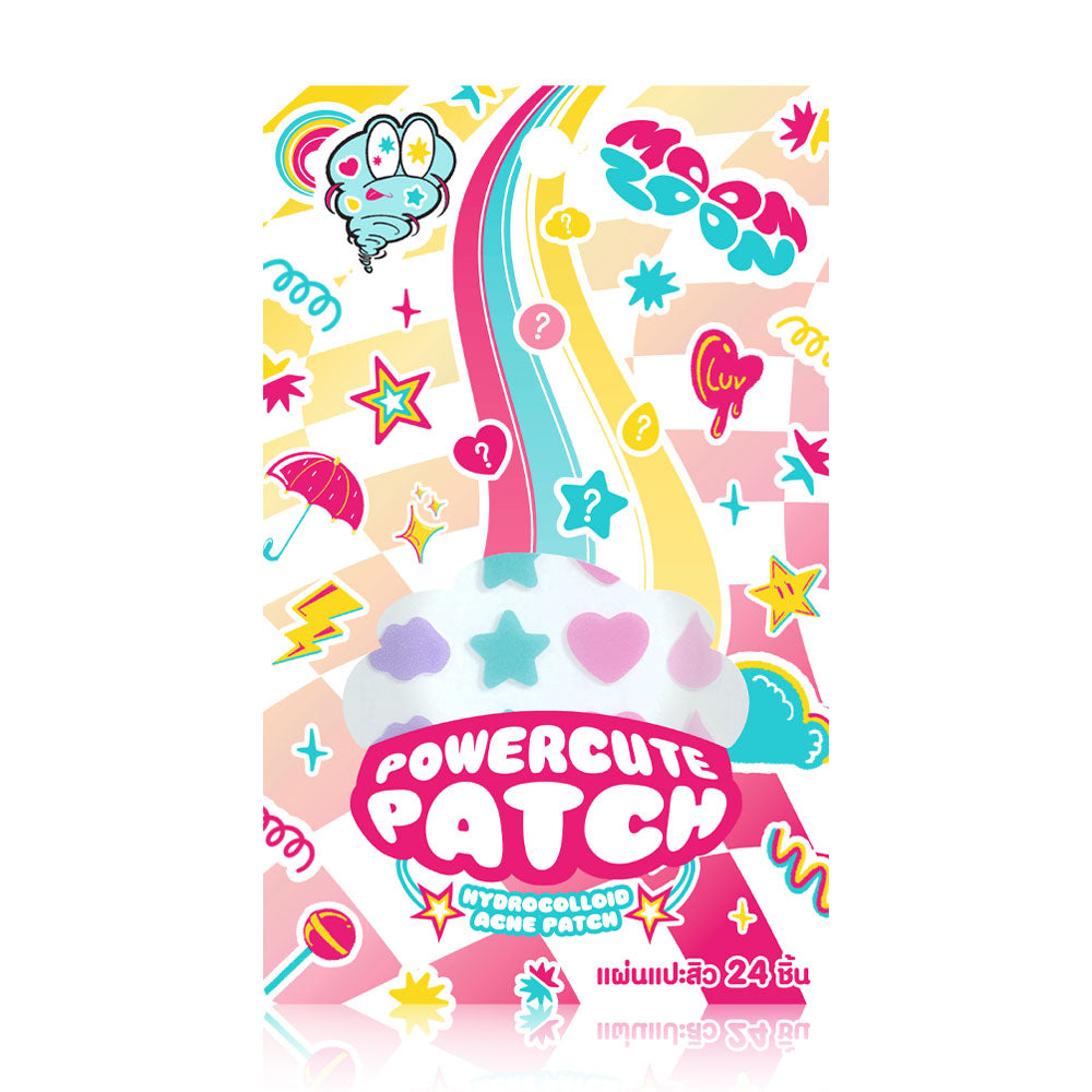 Moonzoon Powercute Patch Hydrocolloid Acne Patch Mixed 24pcs