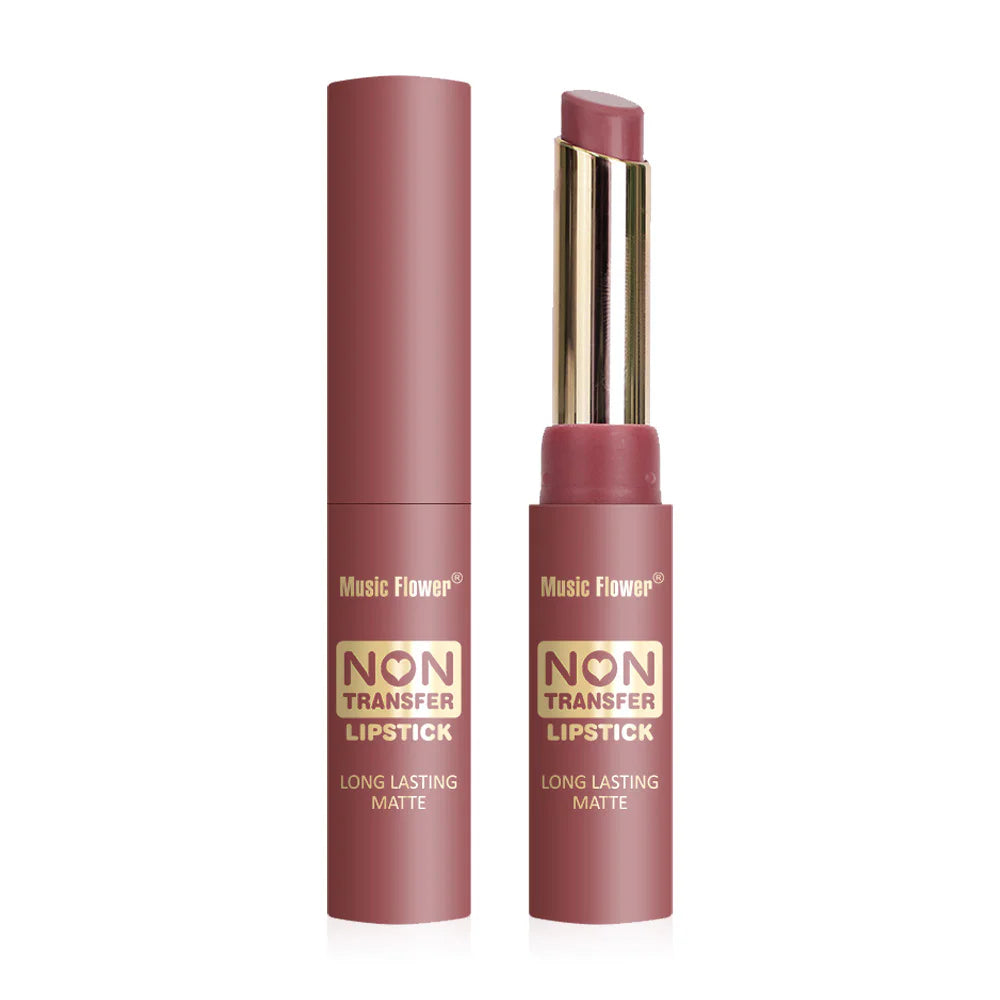 Music Flower Non Transfer Lipstick 2.4g - #108 Taro Bean Paste
