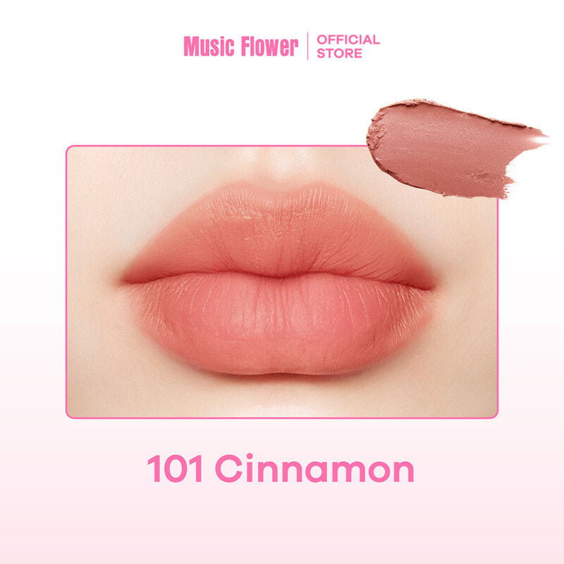 Music Flower Non-Transfer Matte Lip Gloss 3.3g #101 Creamy Cinnamon