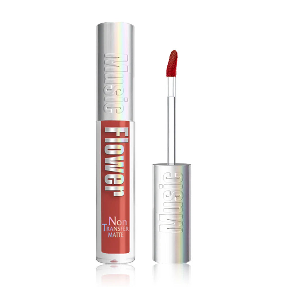 Music Flower Non Transfer Matte Lip Gloss 3.3g - #105 Vitality Jujube Paste