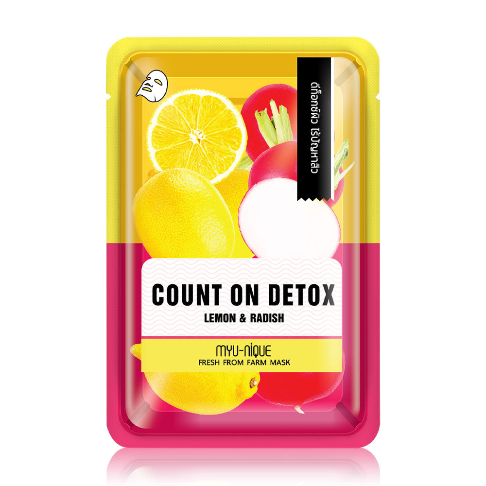 MYU-NIQUE Fresh From Farm Lemon & Radish Mask 25g