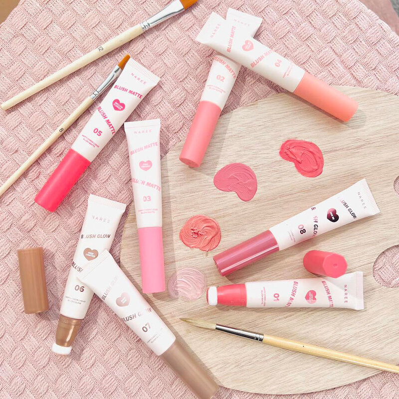 Naree Happy Cheek Liquid Blush Glow 12g #06 Highlighter