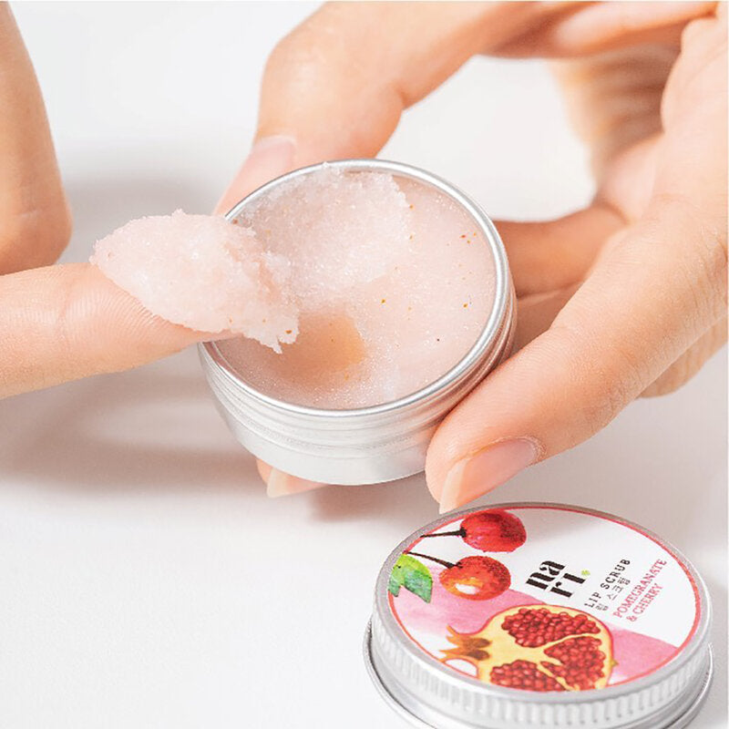 NARI 3-in-1 Lip Scrub 20g #Cherry And Pomegranate
