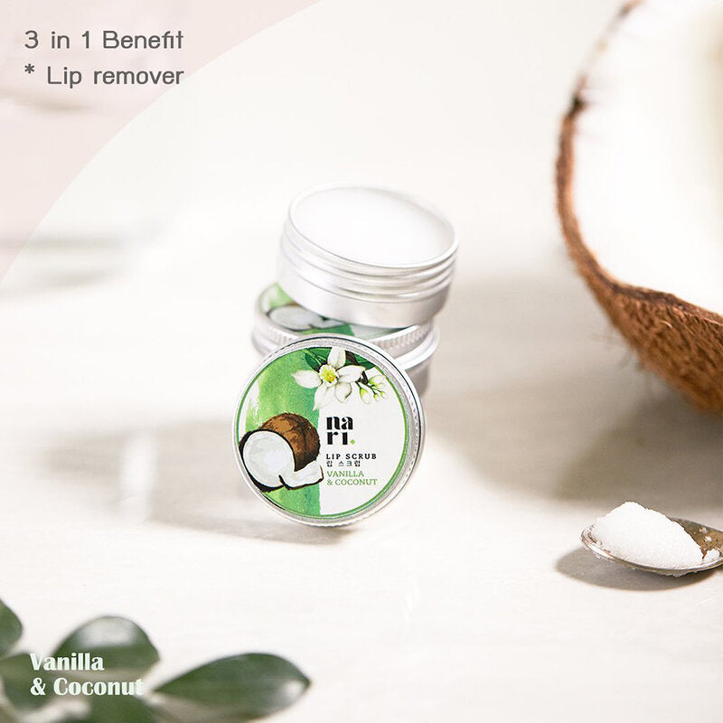 NARI 3-in-1 Lip Scrub 20g #Vanilla