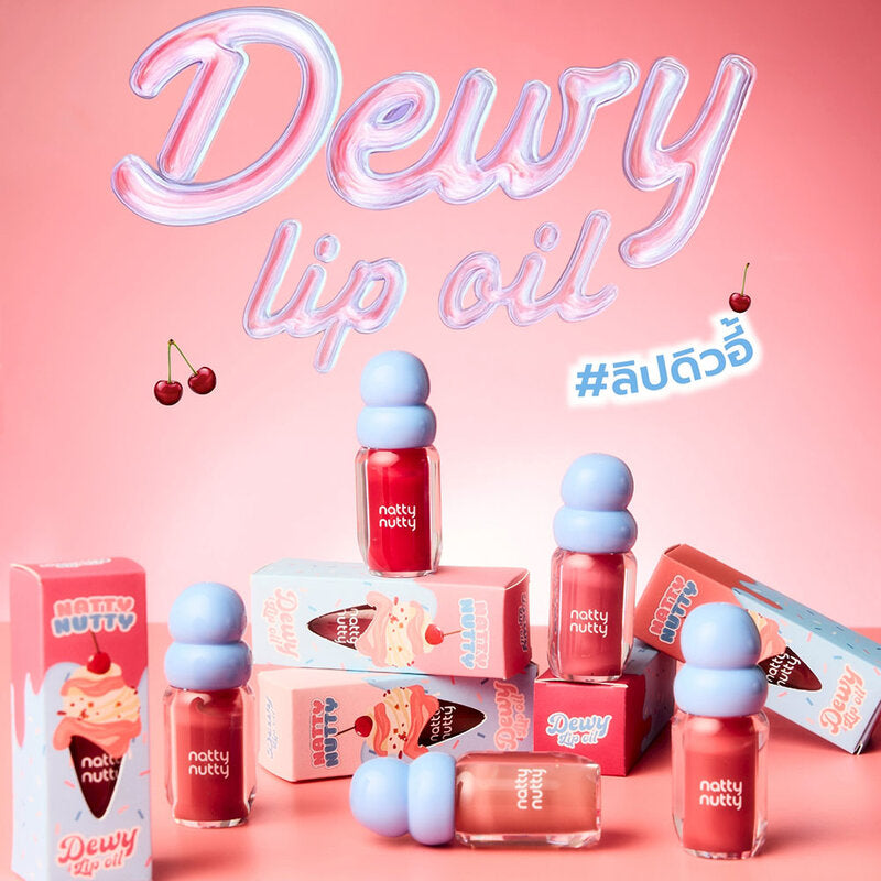 Nattynutty Cosmetics Dewy Lip Oil 3.5g #D02