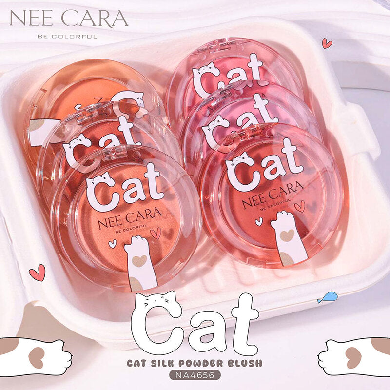 NEE CARA Cat Silk Powder Blush 8g #03 Sweet Love
