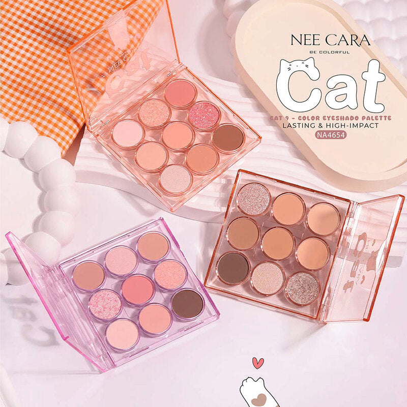 NEE CARA Cat 9-Color Eyeshadow 13.5g #01 Life