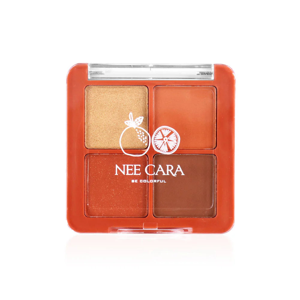 NEE CARA Mini Fruit 4 Shades Eyeshadow Palette 8g - #03