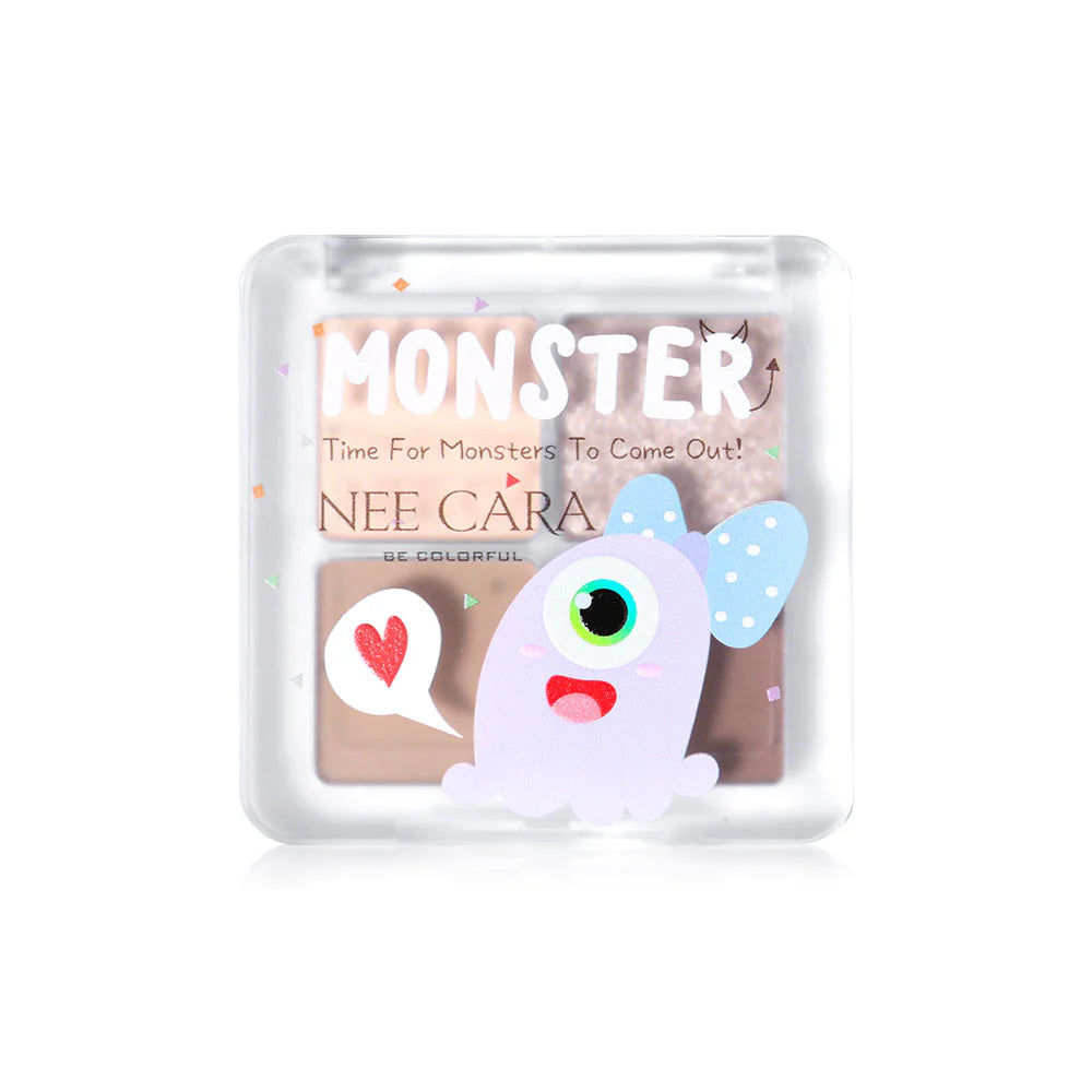 NEE CARA Monster 4 Colors Eyeshadow 8g #02