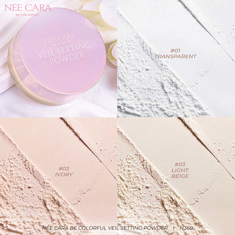 NEE CARA Veil Setting Powder 12g #02 Ivory