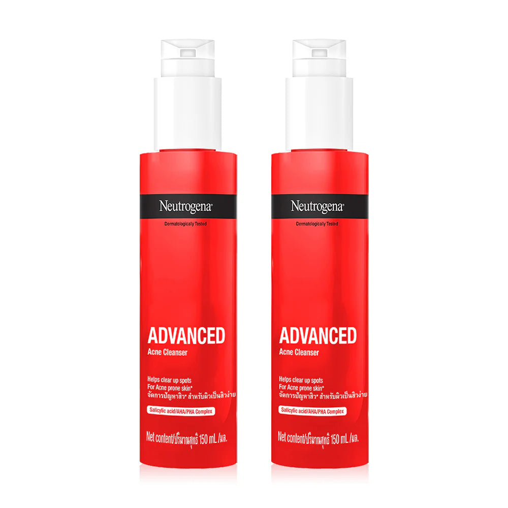 Neutrogena Advanced Acne Cleanser 150ml x 2pcs