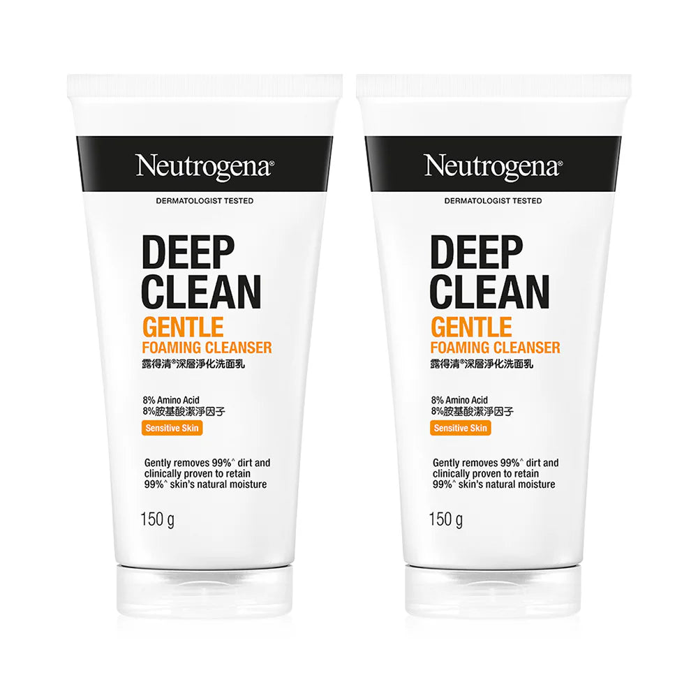 Neutrogena Deep Clean Gentle Foaming Cleanser 150g x 2pcs