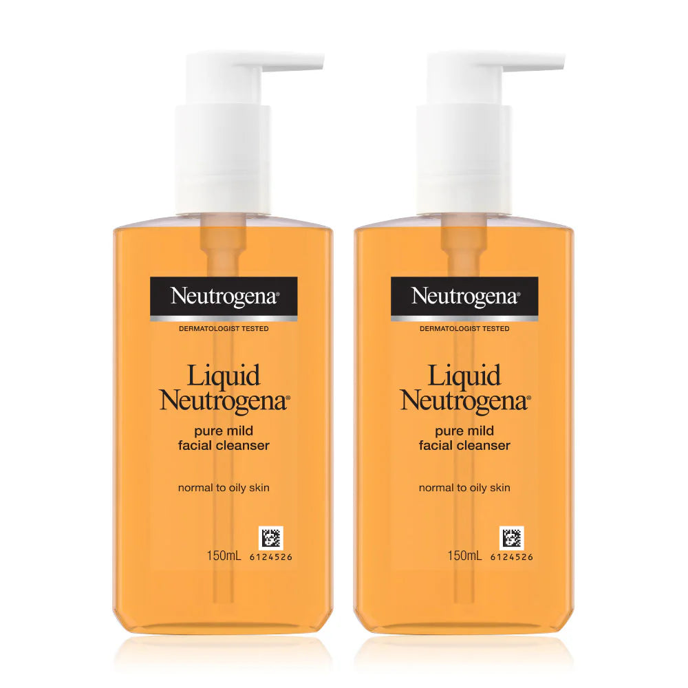 Neutrogena Liquid Pure Mild Facial Cleanser 150ml x 2pcs