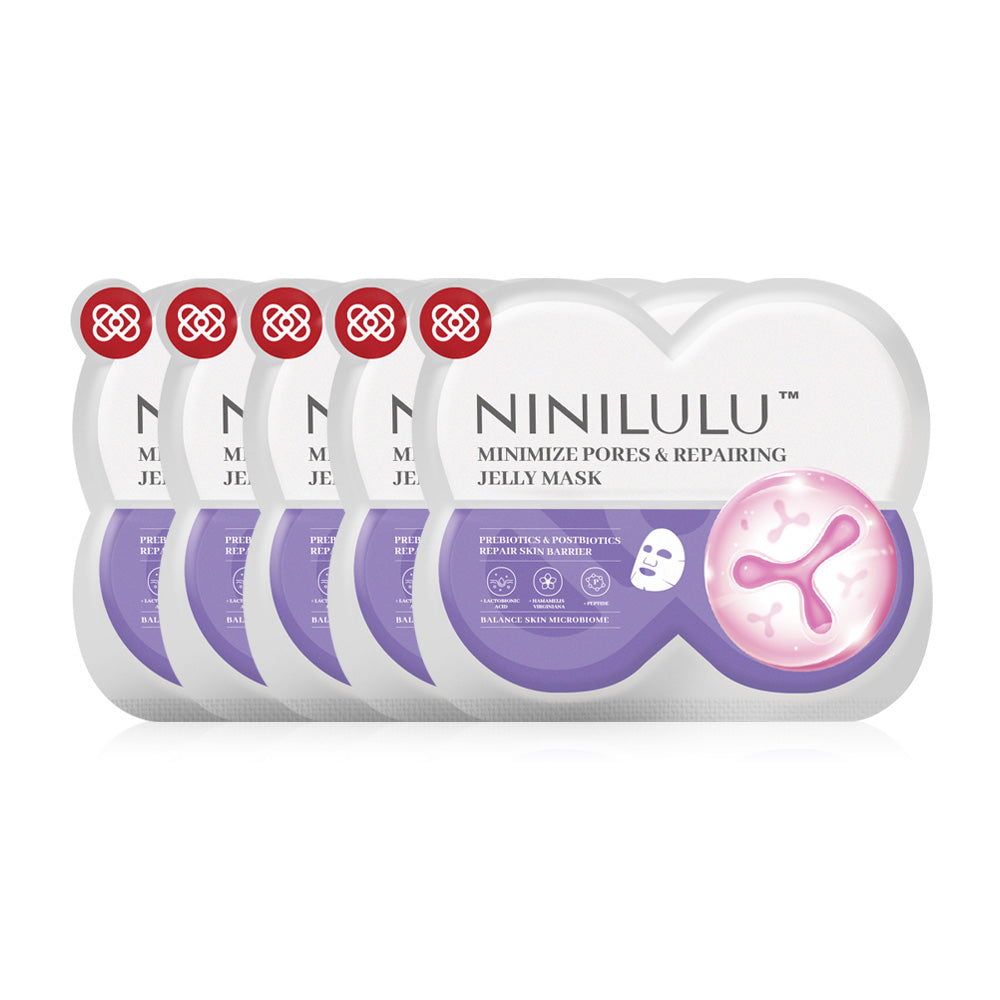 NINILULU Minimize Pores & Repairing Jelly Mask 30g x 5pcs
