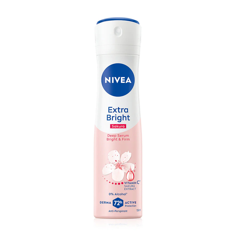 NIVEA Deep Serum Spray - Extra Bright Sakura 150ml - Beauty Buddy