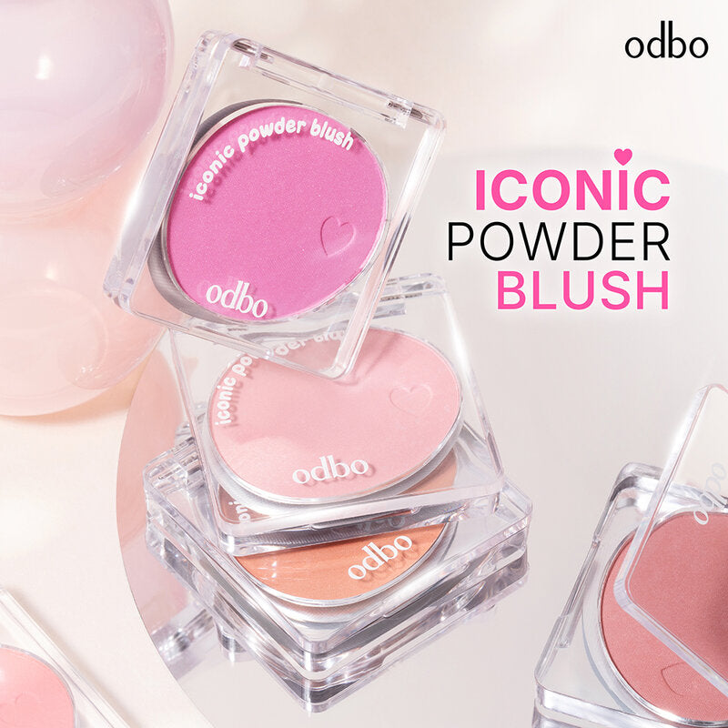 ODBO Iconic Powder Blush 4.2g #OD1325-02 Bare Pink