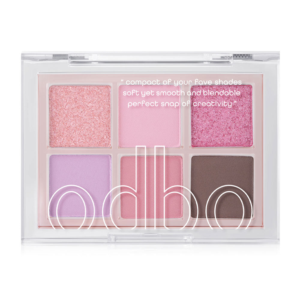ODBO Eyeshadow Palette - 6 Shades for Everyday Makeup - Beauty Buddy