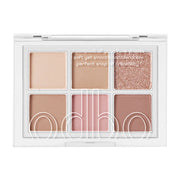 ODBO Eyeshadow Palette - 6 Shades with Matte and Shimmer Textures - Beauty Buddy
