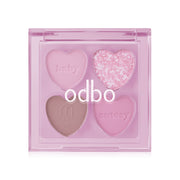ODBO Eyeshadow Palette - Baby Berry 4 Shades - Beauty Buddy