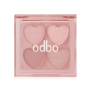 ODBO Eyeshadow Palette - Baby Milk 4 Shades - Beauty Buddy