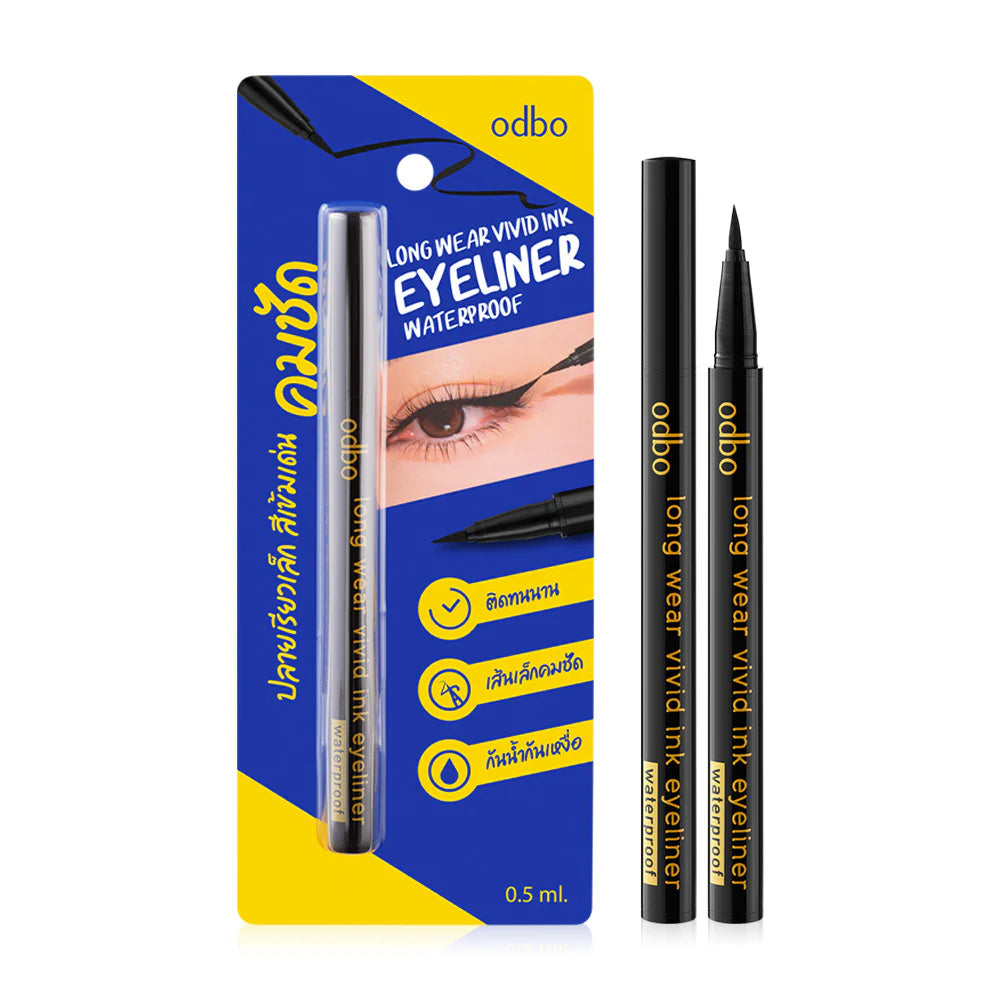 ODBO Long Wear Vivid Ink Eyeliner Waterproof 0.5ml #OD3012