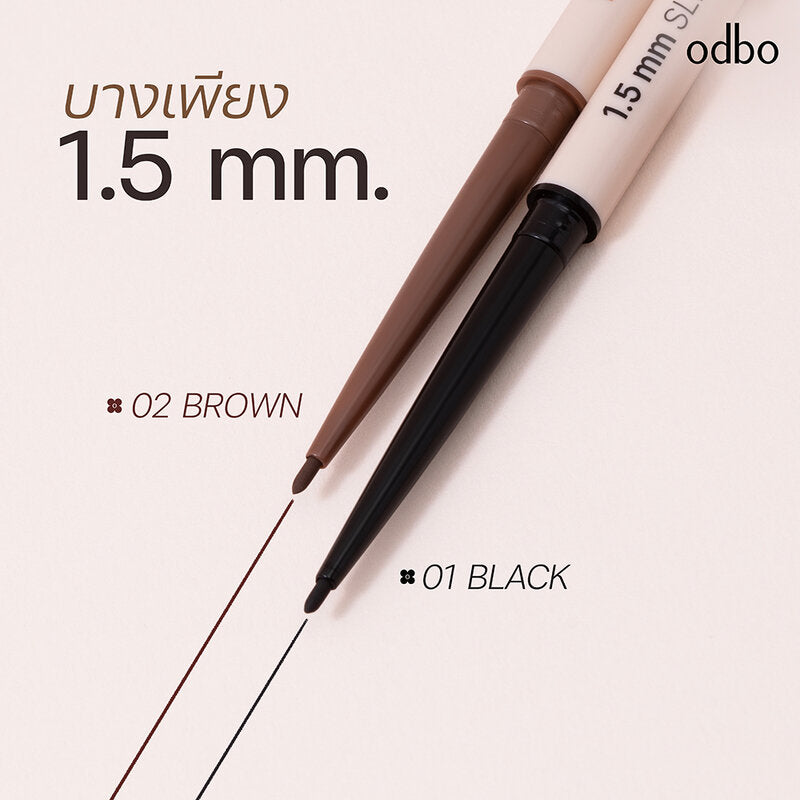 ODBO Slim Gel Liner 1.5mm 0.7g #01 Black
