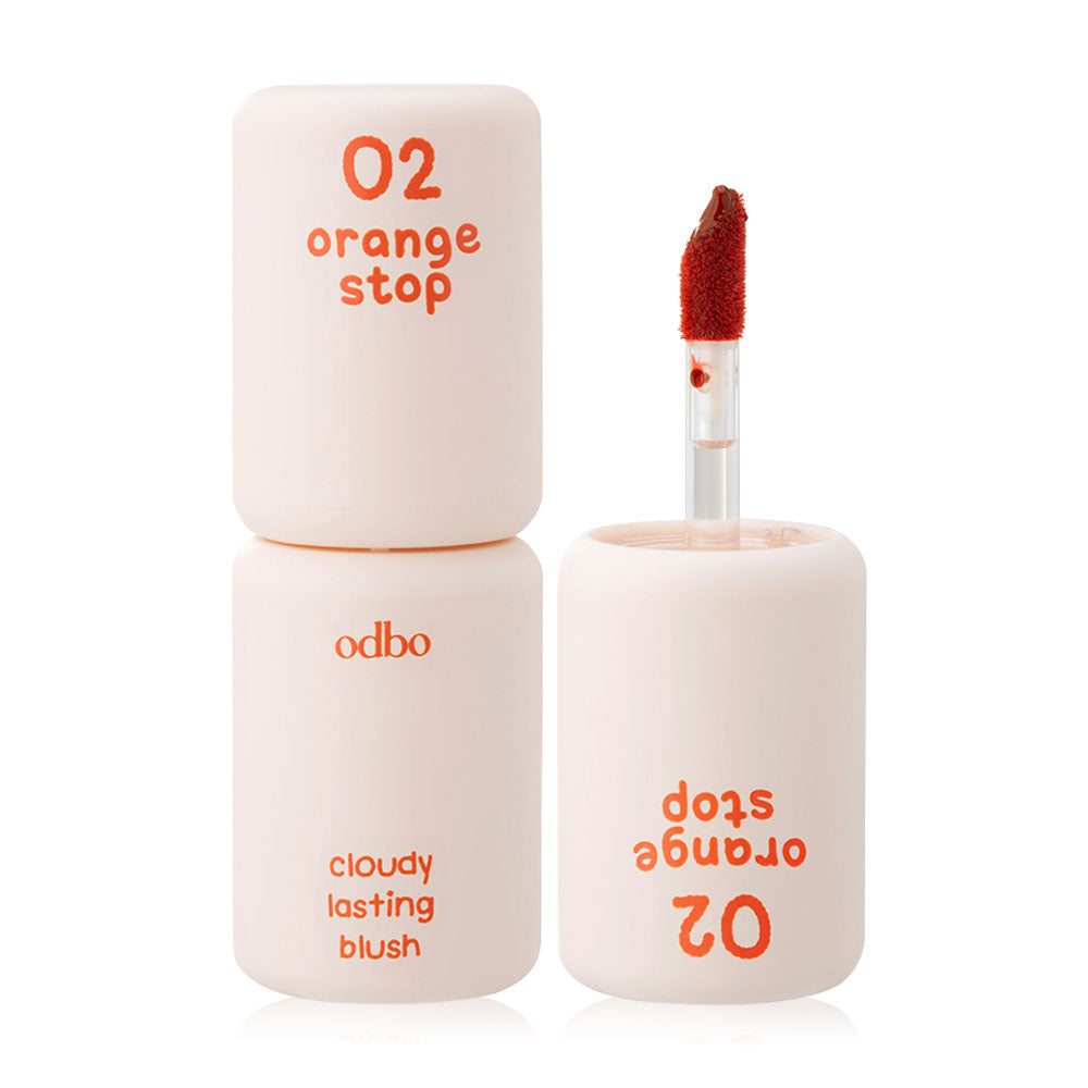 ODBO Blush - Cloudy Lasting Formula #02 Orange Stop - Beauty Buddy