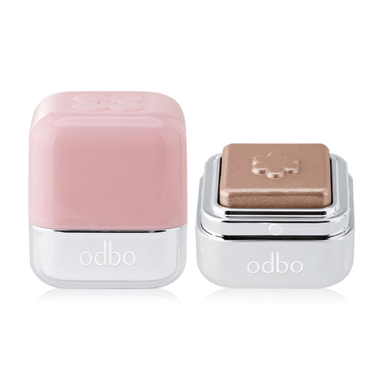 ODBO Blink Cube Highlighter 2.2g #1334-02 Blink Peach