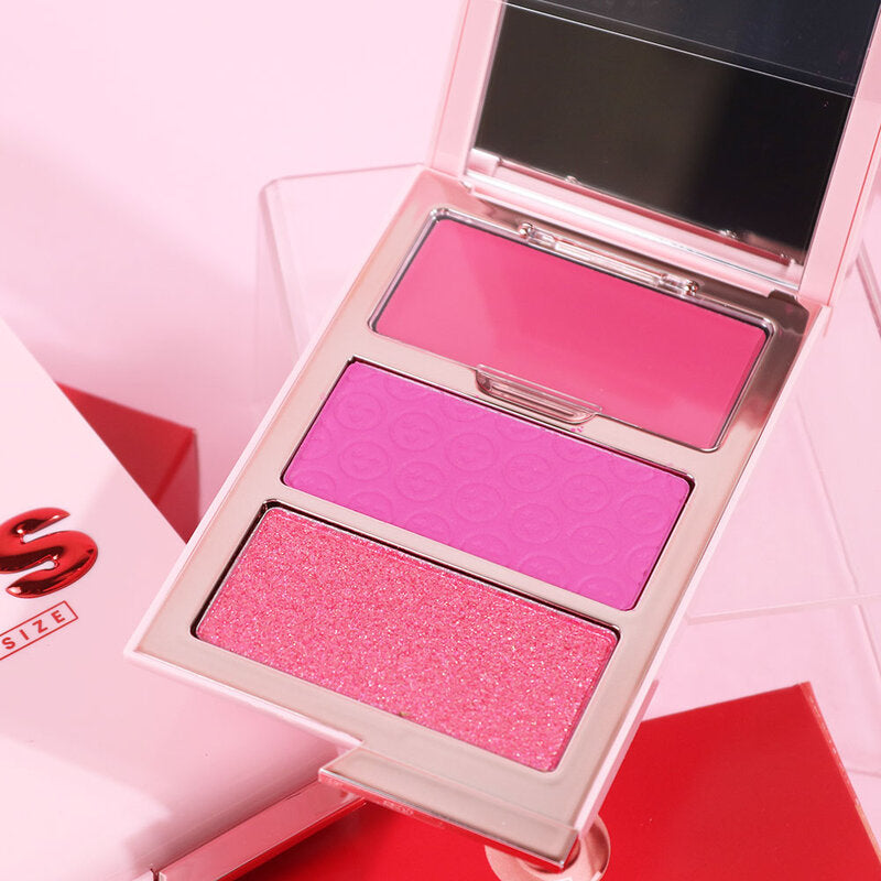 ONE/SIZE Beauty Cheek Clapper 3D Blush Trio 11g #Gworly Pop