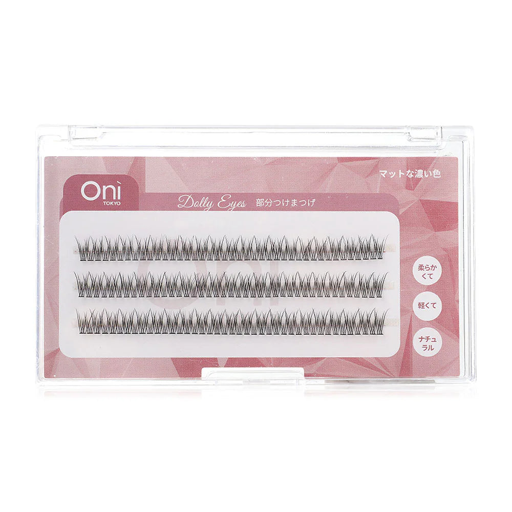 Oni Dolly Eyes Cluster Eyelashes 10mm #Fairy Plume