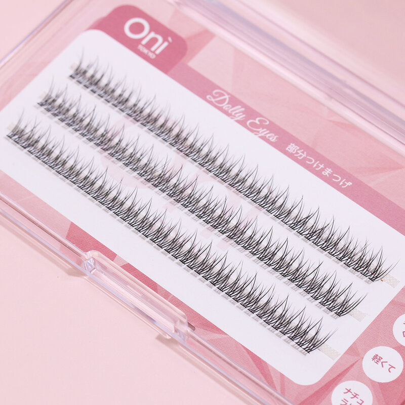 Oni Dolly Eyes Cluster Eyelashes 10mm #Fairy Plume